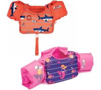 Gilet/Brassard de natation gonflable en tissu avec scratches ajustables - Bestway - Mixte - A partir de 3 ans