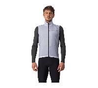 Castelli Gilet coupe-vent Squadra Stretch – argenté gris foncé – XL