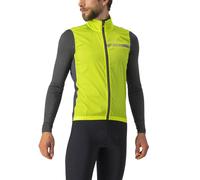 Castelli Gilet de sport homme 4521512-383 SQUADRA STRETCH VEST Vert électrique/Gris foncé XL