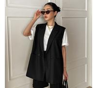 Gilet casual d'affaires de couleur unie d'automne L,M,S,XL,XS,XXLUnicoloreÉtoffe