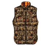 GILET CHASSE WARM REVERSIBLE PERCUSSION CHASSE OUTDOOR CAMOUFLAGE TRAQUE FLUO