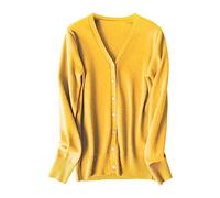 Gilet Chaud Femme Cardigan Femme Ete Crochet Veste Tricot Chic Et Elégant Mode Bouton Matelassée Manteau Léger Ample Conforts Fin Gilets Couleur Unie Streetwear Uni Décontracté Cardigan Top