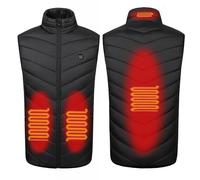 Gilet Chauffant 4 Zones De Chauffage Noir M
