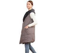 Gilet chauffant électrique confortable doublé en polaire 9 V sûr chaleur rapide température réglable lavable en machine tissu chauffant pour intérieur et extérieur