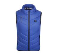Gilet Chauffant Electrique Enfants USB sans Manche Garçons Filles Manteau Doudoune Chauffant Thermostatique de Chargement pour Le Travail en Extérieur Tenue Quotidienne Ski Équitation Moto