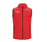 Gilet Chauffant Electrique Enfants USB sans Manche Garçons Filles Manteau Doudoune Chauffant Thermostatique de Chargement pour Le Travail en Extérieur Tenue Quotidienne Ski Équitation Moto
