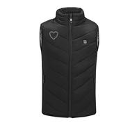 Gilet Chauffant Electrique USB Enfants Garçons Filles Veste Chauffante Manteau Doudoune Chauffant Gilet Thermostatique de Chargement pour Le Travail en extérieur Tenue Quotidienne Ski Équitation