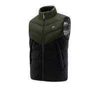 Gilet Chauffant électrique, Veste Chauffante Rechargeable USB Veste Chauffante d'hiver Manteau Col Montant sans Manches pour Camping et Randonnée Plein Air