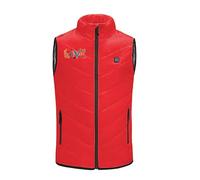 Gilet Chauffant Enfant Manteau Doudoune GarçOn Filles Veste Chauffante sans Manche Enfant électrique USB Lavable Thermostatique de Chargement Coupe-Vent Vêtements D'Extérieur pour Chasse Camping