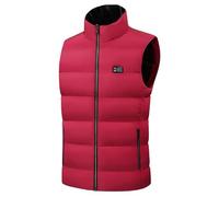 Gilet chauffant for hommes/femmes, taille réglable, chauffage électrique, gilet chaud, alimenté par batterie 7,4 V, for la randonnée, le travail, le sport, le snowboard, le cyclisme, l'équitation, 18