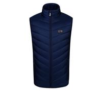 Gilet Chauffant Homme Avec Batterie Incluse,Doudoune Sans Manches Avec 9 Zones De Chauffage Veste Hiver Chaud Electrique Thermique Coupe-Vent Col Montant LéGèRe Blouson Couleur Unie Pour ExtéRieur