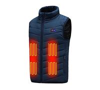 Gilet Chauffant Homme Femme USB Chauffage UltraléGer Veste Chauffante, 5/8/11 Zones De Chauffage Doudoune, Double Interrupteur RéGlable Gilet Chauffant éLectrique