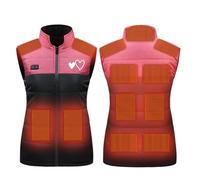 Gilet Chauffant Homme Femmes, Veste Chauffante avec 11 Zones de Chauffage et 3 Niveaux de Température Réglable pour le Travail en Plein Air en Hiver, Ski, Chasse Motos