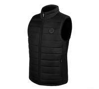 Gilet chauffant léger pour une utilisation en extérieur, 3 niveaux de chaleur, lavable, mélange de nylon et de polyester, design coupe-vent pour ski, randonnée, cyclisme (4XL)