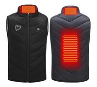 Gilet Chauffant Pour Enfant Garçons Filles éLectrique VêTements Chauffants Intelligents Veste Chauffant Sans Manche USB Chauffant éLectrique Intelligent Veste Chauffante pour 4-15 ans