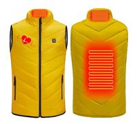 Gilet Chauffant Pour Enfants Garçons Filles VêTements Chauffants Intelligents Veste Gilet USB Chauffant éLectrique Intelligent Sans Manche Veste Chauffante Doudoune Enfants Vêtements Chauffants