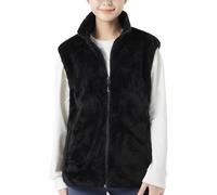 Gilet chauffant pour femme, gilet chauffant léger, sans manches, gilet chauffant pour femme, vestes d'hiver chauffantes pour randonnée, camping, Noir , M