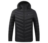 Gilet Chauffant pour Hommes et Femmes, 25/23/21/15/11/9/8 Zones de Chauffage et 3 Réglages de Température, Veste Chauffante, Manteau Chauffante pour les Vêtements de Travail en Plein Air