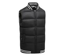 Gilet chauffant unisexe rechargeable par USB, gilet chauffant noir pour homme avec batterie, veste coupe-vent chaude sans manches, gilet polyvalent confortable, léger, tendance, sans manches, Noir , S