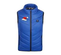 Gilet Chauffant USB Nu Enfants Garçons Filles Veste Chauffante 3 Températures Réglables avec Poches Doudoune Sans Manche imprimé Anime Vêtements Chauffants Lavable pour Ski Pêche Camping de Pêche