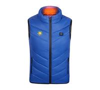 Gilet Chauffante USB Enfants Veste Sans Manche Vêtements Chauffants Intelligents avec 3 Zones de Chauffage Doudoune Hiver épais Chaud Tenue Quotidienne Outerwear pour La Ski Équitation Moto