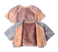 Gilet Chauffe-épaules à Manches Courtes for Femme, soulagement de l'arthrite, épais et Double, avec Coussinets d'épaules for soulager Les douleurs cervicales(Light Gray,X-Large)