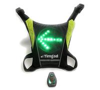 Gilet clignotant LED de sécurité réfléchissant très lumineux pour le vélo, trottinette électrique, deux roues, hoverboard, gyro-roue, jogging, running, roller, skate, course à pied, marche à pied