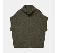 Gilet Col Montant Zippé Regular Maille Fine Femme Vero Moda