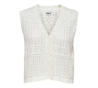 Gilet col V femme Only Irina Blanc XS