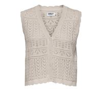 Gilet col V femme Only Irina Gris L