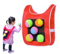 Gilet collant - Ensemble De Bords Et Boules De Couleur Aléatoire | Tissu Avec Crochet Et Anneau Avec Coupe Réglable | Jeu De Dodgeball En Plein Air - Sport Parent-enfant À La maternelle