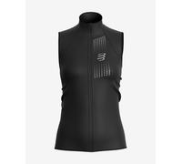 Gilet Compressport Hurricane noir femme - L