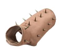 Gilet Con Punte per Cani - Pettorina Regolabile, Pettorina Protettiva Canina Con Punte Rimovibili, per Addestramento Escursionismo Passeggiate Sicurezza All Aperto, Protezione, 303 G, 331 G