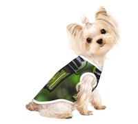 Gilet confortable imprimé luciole et lanterne pour animal domestique, haut sans manches respirant, pour petit chiot, chaton à porter au quotidien