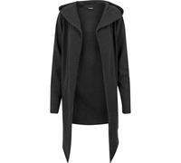 Urban Classics Gilet coton oversize asymétrique, manches longues, 2 poches latérales – Charcoal 4XL