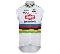 Gilet coupe-vent ALPECIN DECEUNINCK Champion du monde 2024 blanc M