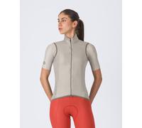Gilet coupe-vent Castelli Aria 2 gris beige femme - XS
