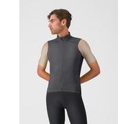 Gilet coupe-vent Castelli Espresso 2 gris fumée - S