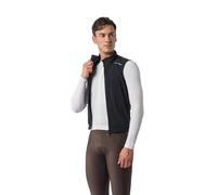 Gilet coupe-vent Castelli Espresso 2 Noir Blanc, Taille XXXL