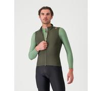 Gilet coupe-vent Castelli Espresso vert kaki - XXL