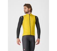 Gilet coupe-vent Castelli Perfetto Air Rosso Corsa jaune mangue - M