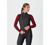 Gilet coupe-vent Castelli Perfetto Air Rosso Corsa noir clair femme - XL