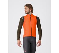 Gilet coupe-vent Castelli Perfetto Air Rosso Corsa orange vif - XXL