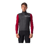 Castelli - Gilet de vélo homme Squadra Stretch - coupe-vent - Noir/Gris - XL