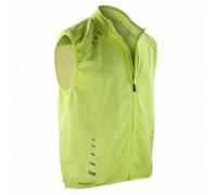 Gilet coupe-vent cycliste - SPIRO - S259X - Sans manche - Jaune - Dos long L