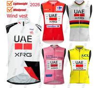 Gilet coupe-vent de l'équipe des Émirats arabes unis, Tadej Pogačar, coupe-vent, léger, Maillot de cyclisme sur route, sans manches, pour vtt, 2026 slovenia 6