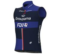 Gilet coupe-vent GROUPAMA - FDJ 2023 bleu foncé/blanc/rouge S
