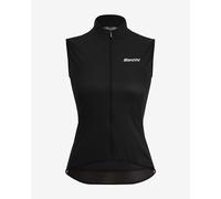 Gilet coupe-vent Santini Nebula noir femme - Coupe Classic - M