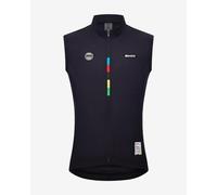 Gilet coupe-vent Santini x Champion du Monde UCI noir - M