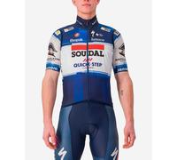 Gilet coupe-vent Soudal Quick-Step 2023 bleu blanc - S